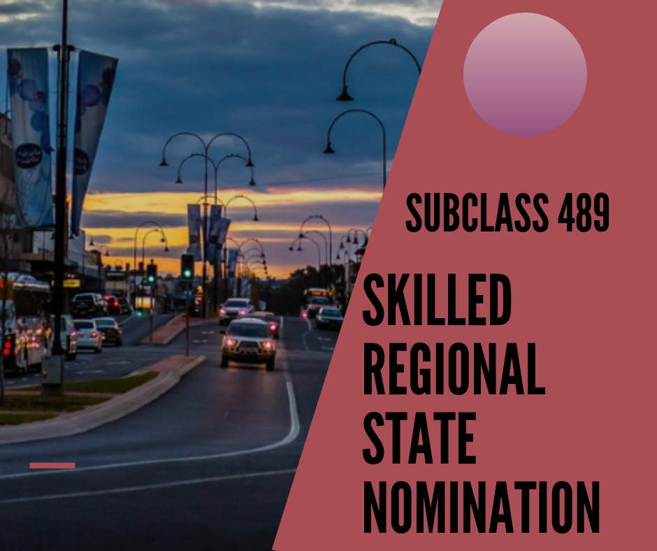 Skilled Migration 489 Visa Subclass