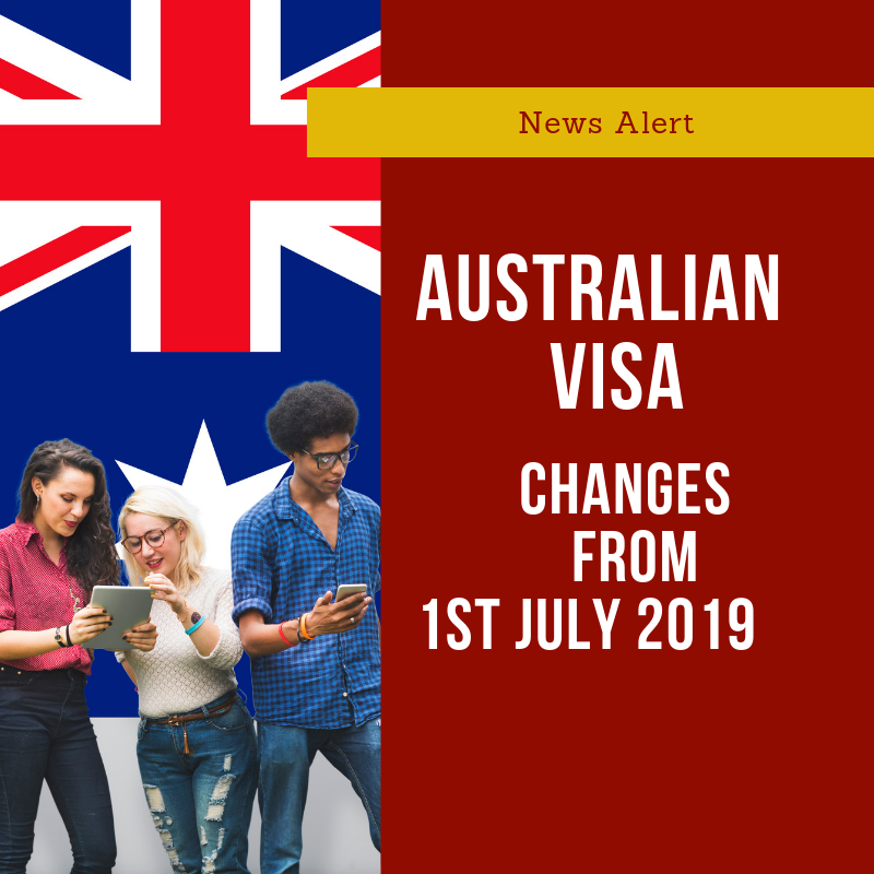 Australian Visa Changes 2019